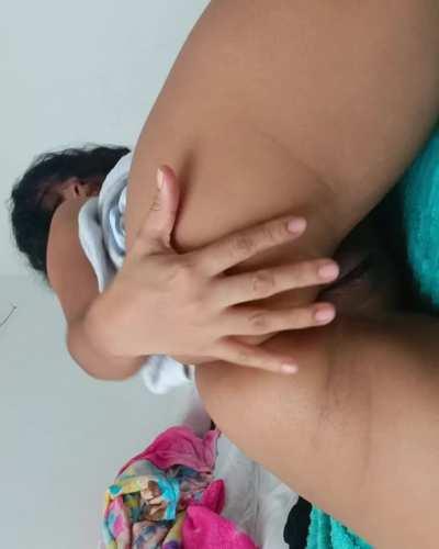 where do you put your tongue first