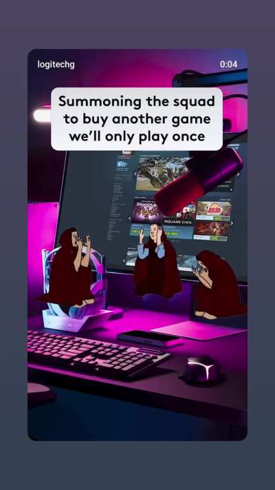 Summoning the squad to buy another game we'll only play once!