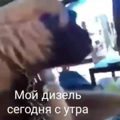 Вчера вечером: У вас солярка зимняя? -Зимняя.