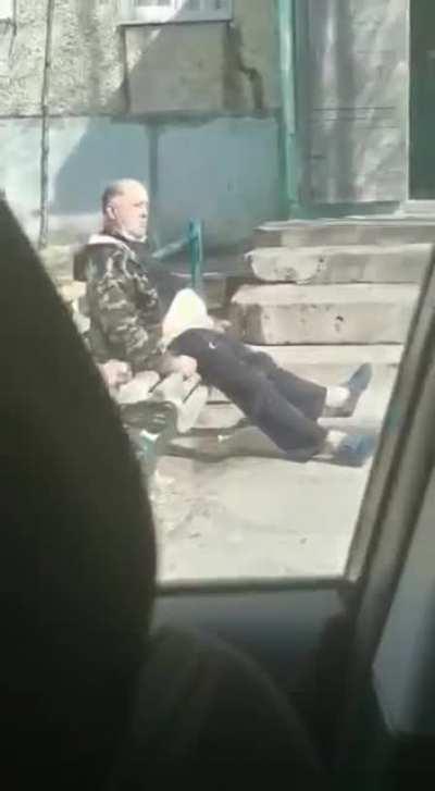 What's the problem!?? So What!? I lowered my mask to catch some sun