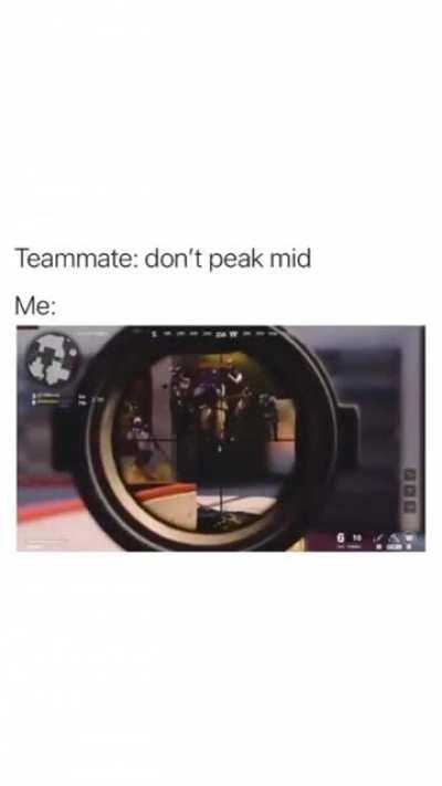 why cant i peak??