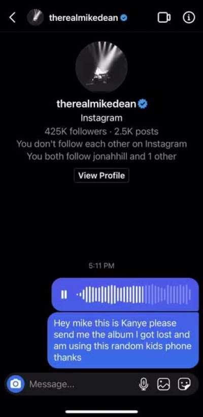 I think mike might fall for this