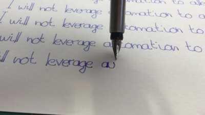 Pi based Pen Plotter I refined for years working with Handwriting algorithms