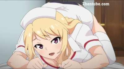 The slut nurse play with toys