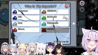 Just Okayu vibing during the discussion.