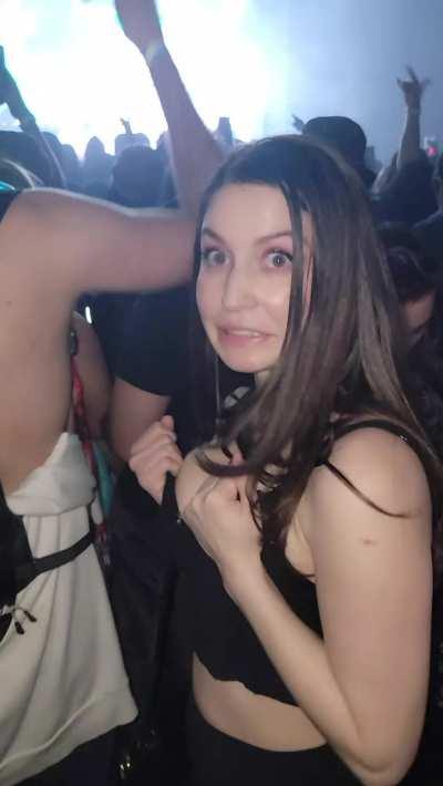 flashing tits at sullivan king