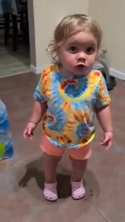 NO she didn't touch the dog FOOD