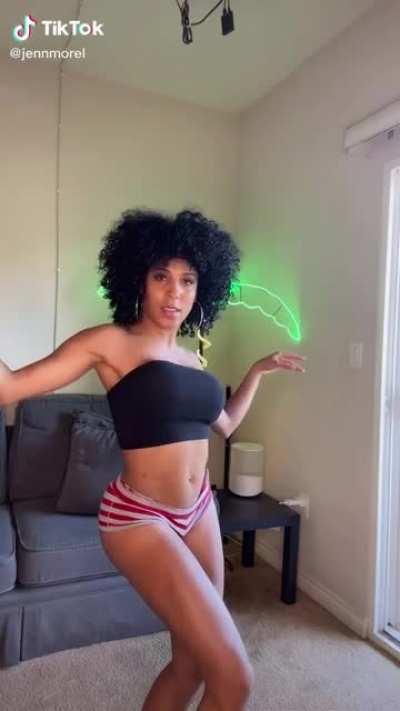 Striped Panties Dancing ENHANCED