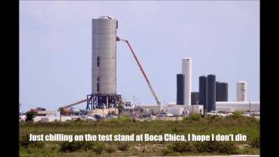 SN3 Just chillin on the test stand