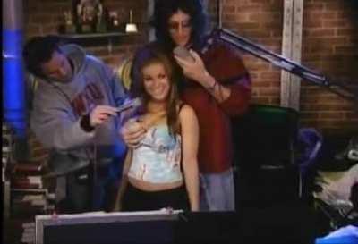 Carmen Electra groped on Howard Stern Show