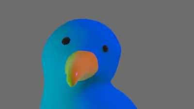 The low detail RGB dancing bird my friend asked for