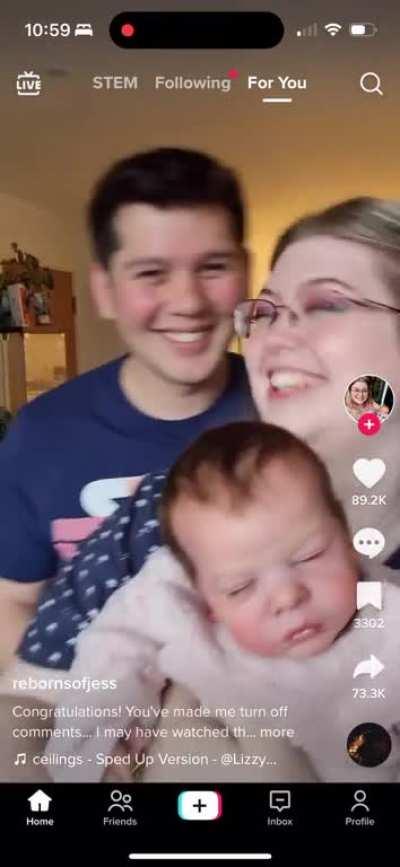 Thought those were real kids for a second