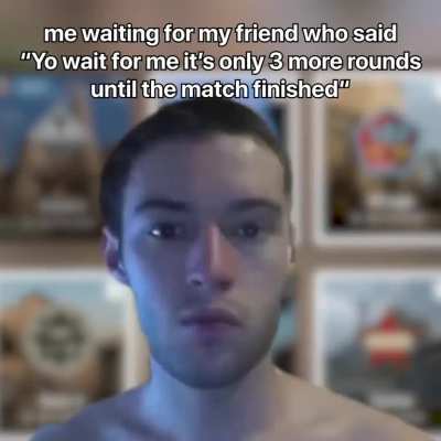 It says (Playing competitive dust 2 [0 : 1])