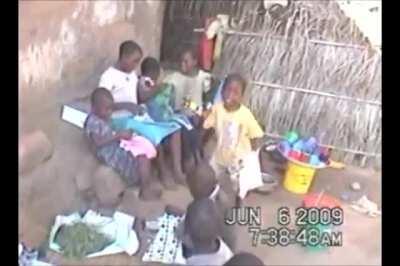 I went to Africa in 2009 and I'll never forget the reaction of the little boy screaming 