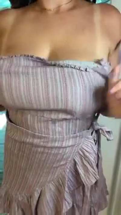 No bra needed for mine