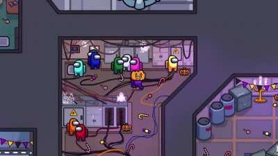 Among Us - 100 Players - HALLOWEEN