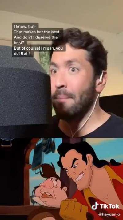 This Gaston & Lefou V/O is INSANE