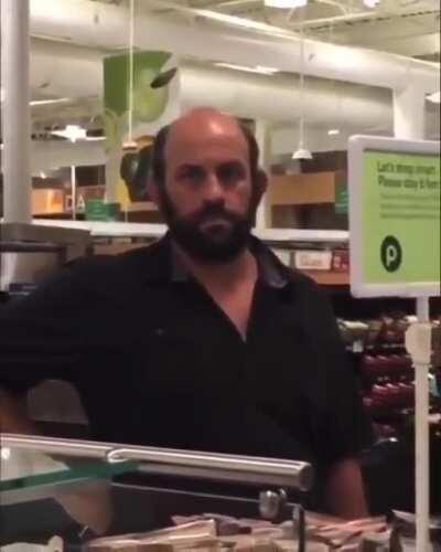 This anti mask racist idiot