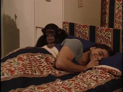 Who looks like they are trying harder not to laugh?