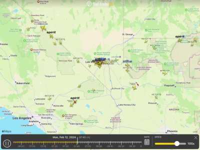 525 Private Jets Leaving Vegas After The Super Bowl