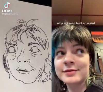 No one's safe from a chad drawing lmao