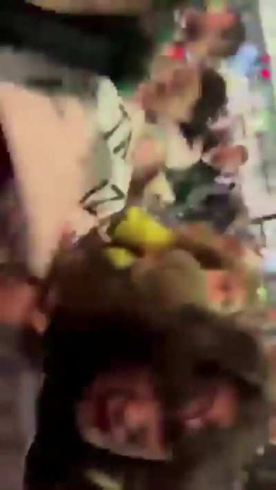 A powerful Sound cannon was allegedly used during a moment of silence at the largest protest in Serbian history (Multiple Angles)