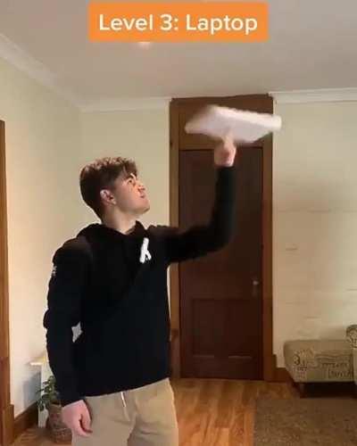 This guy spinning random objects.