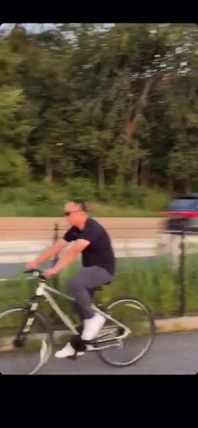 Girl from Ipanema at sunset in Brooklyn