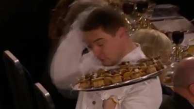 What could go wrong serving food at the Nobel banquet?
