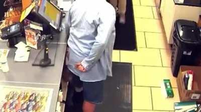 armed robbery... with a slim jim???