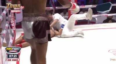 Chork Savin with a unique elbow finish.