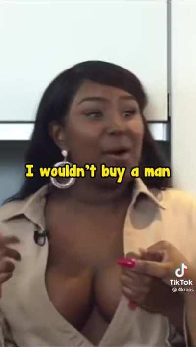 This woman talking about what kind of men she wants...