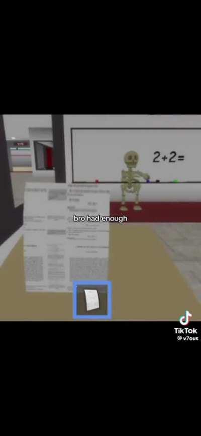 I think he had enough