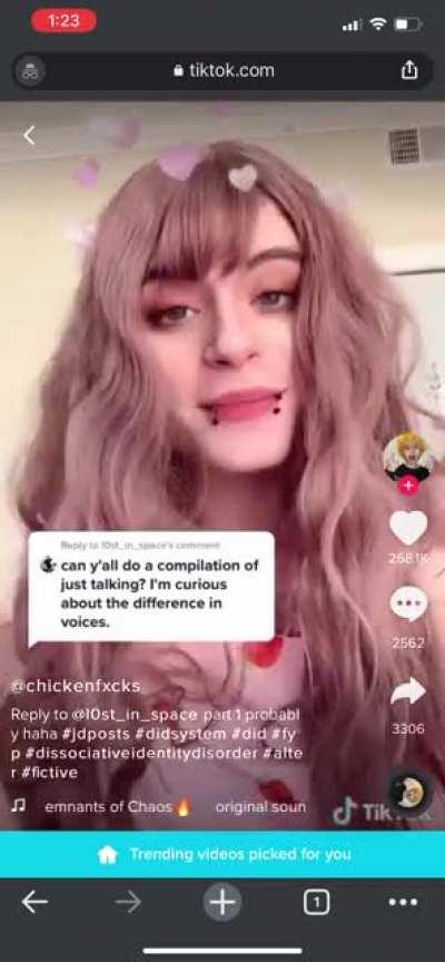 This D.I.D faker is still on tiktok?