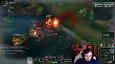 The longest 1v3 you've ever seen.The longest AD shyvana fight I've ever had