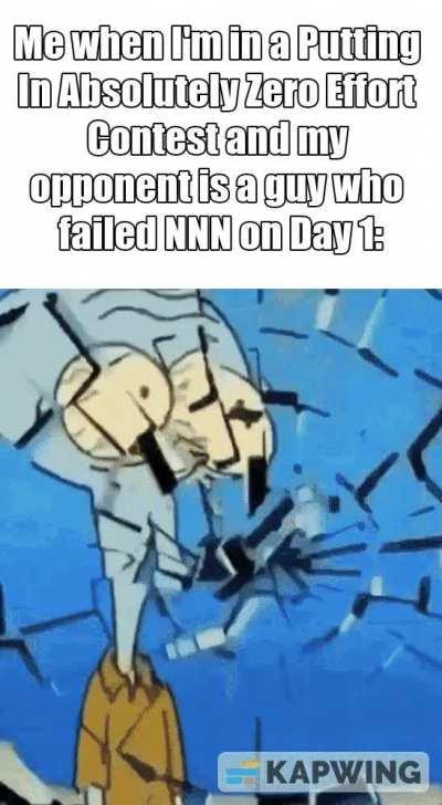 If you could not physically get through Day 1, you may need more than just NNN to help you.