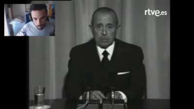 Juan reacciona a la muerte de Franco.