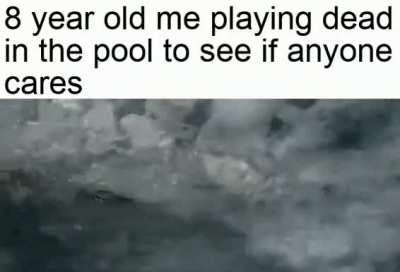 I floated for quite a while