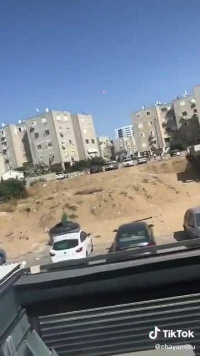 Here comes the missile