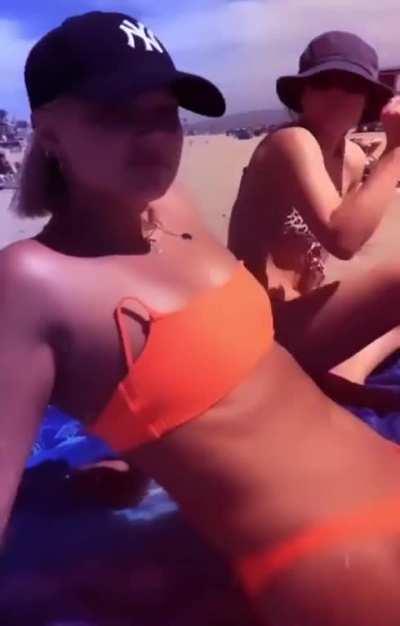 Orange bikini