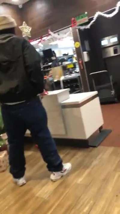 Man wants a refund because of drink size