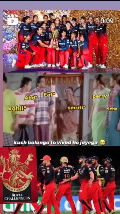 RCB women can't play ipl unfortunately 