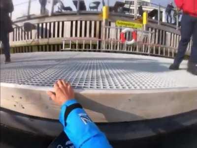 Beluga takes GoPro and returns it