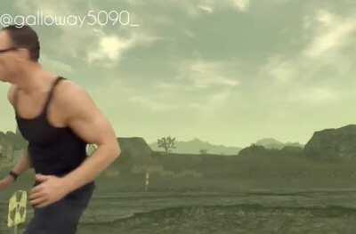 When you arrive at camp searchlight on your first ever playthrough