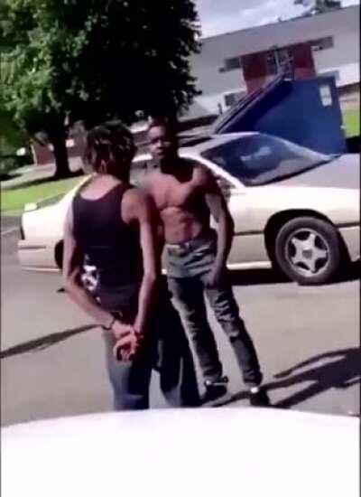 Me catching Kyree walker lacking outside after fucking up my order