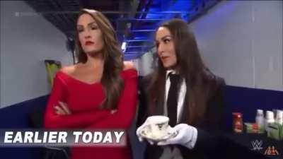 Nikki bella bossing around Brie