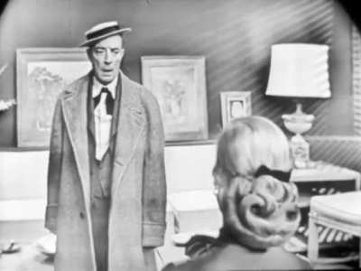 TV Tuesday - Buster Keaton on the Faye Emerson Show, singing The Letters of Charlie Brooks and Nellie Adair, with costume changes, much to Faye Emersons amusement.