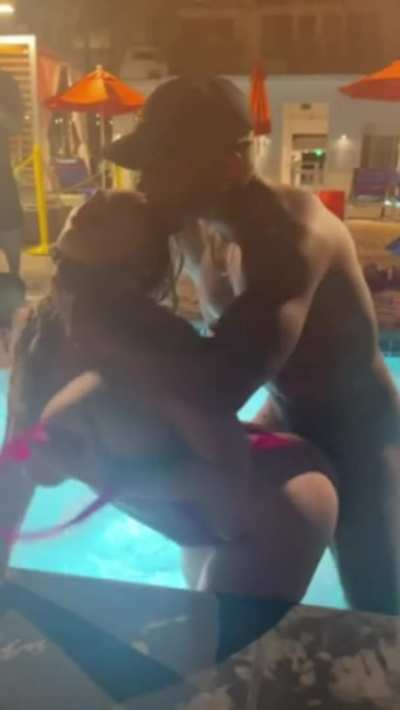 Hot doggystyle while everyone watches