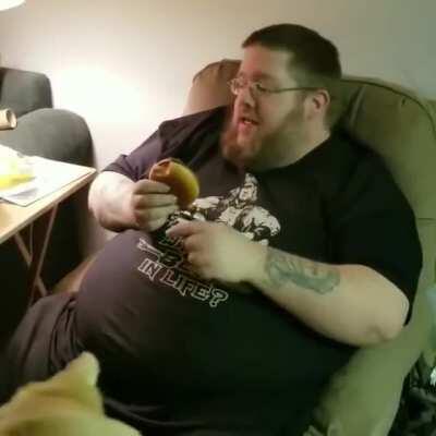 F in chat for burger