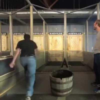 Throwing an Axe